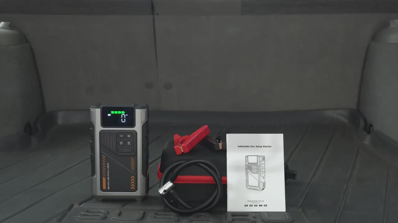 AllinOne 6000A Jump Starter Inflator Power Bank
