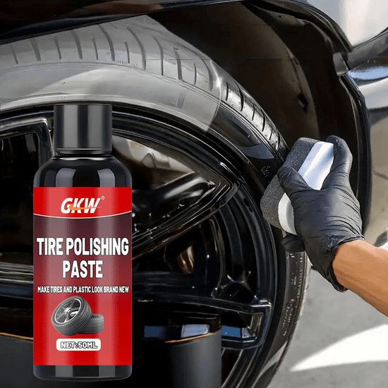Deep Black Tire Shine Lasting Glaze  Protection