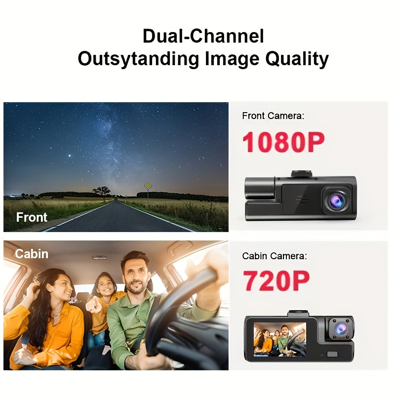 1080P HD Dash Cam Wide Angle Night Vision Parking Guard
