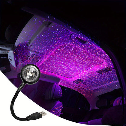 Colorful Flexible USB LED Car Ambient Decorative Night Light